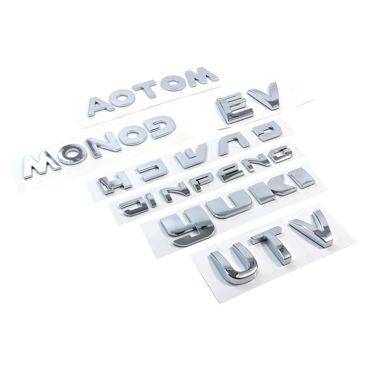 Custom 3d Waterproof Plastic Car Badges Badge Abs Grille Badge Accessory Decoration Car 3d Logo Sticker