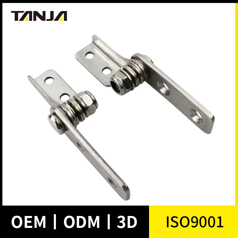 Adjustable Torque Hinge Stainless Steel Polished Hinge for LCD Monitors and Surveillance Cameras