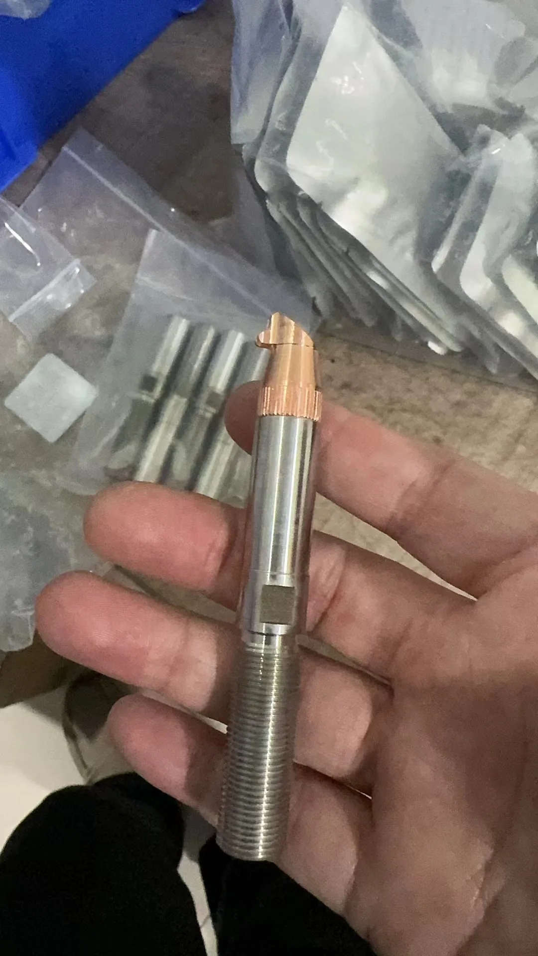 Hand-held Welding Nozzle Scale Tube For WSX SUP HW QILIN Welding Gun Head Copper Nozzle Parts