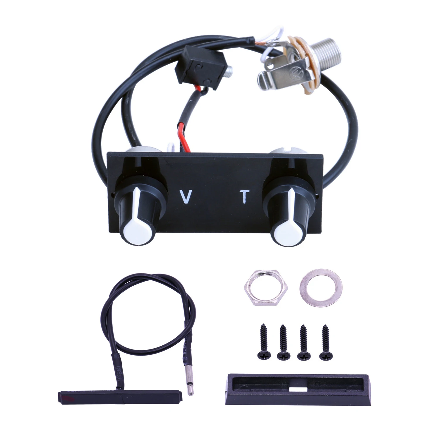wholesale violin accessories violin pickup EQ equalizer Prewired Preamp Piezo Pickup