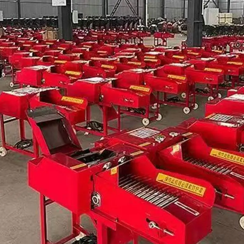 Farm Straw Feed Processing Cutting Chopper Feed Crusher Silage Chaff Cutters Machines Animal Grass