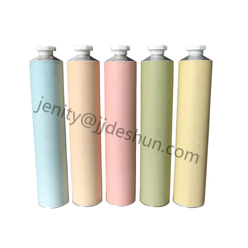 30ml 60ml 100ml Gel Lotion Cosmetics Filling Collapsible Tubes Custom Tubular Packaging Container Recyclable Aluminum Tube