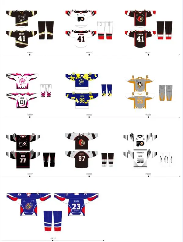 Custom design sublimated ice hockey jersey