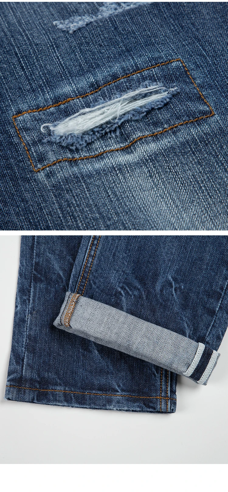 tie dye patch holes jeans for men hand brushed wash denim pants men trouser long patch style jeans with big pockets straight