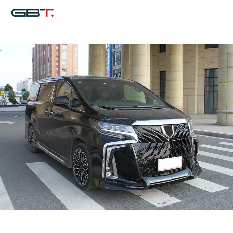 GBT drop shipping upgrade kit for alphard 30 Modified facelift wald bodykit include grille for toyota alphard bodykit
