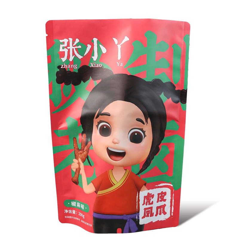 Top Zip Plastic Bag Food Packaging_ 3 Side Seal Zipper Bag_ Stand Up Pouch Zip Lock Bag For Beef Jerky,Sea Food