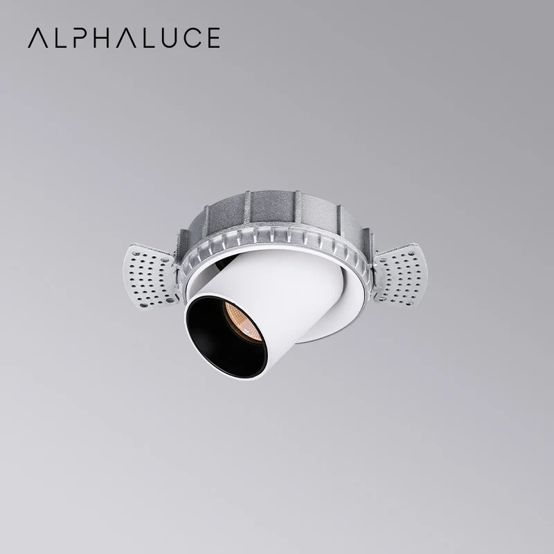 Alpha Lighting 10W Ceiling Anti-Glare Adjustable Wall Washer Trimless Recessed Downlight Hotel Spot Light