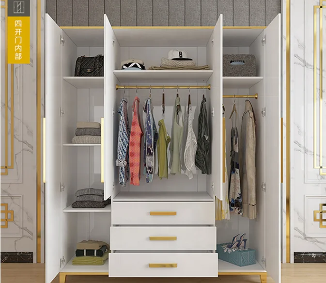 Hot selling customized bedroom furniture clothes wardrobe