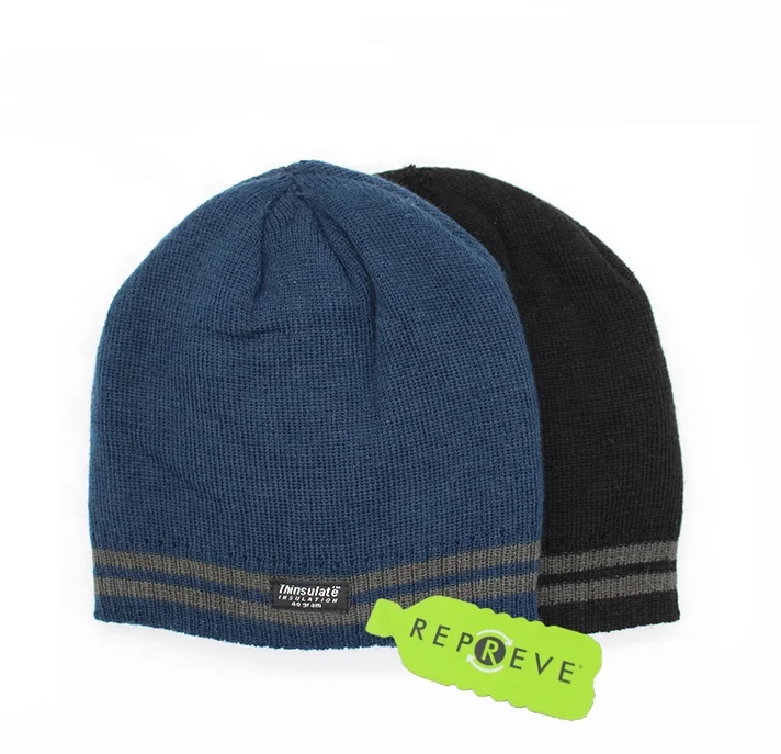 Зимняя спортивная шапка, шапка для бега, жаккардовая, переработанная ткань, акриловая шапка Thinsulate