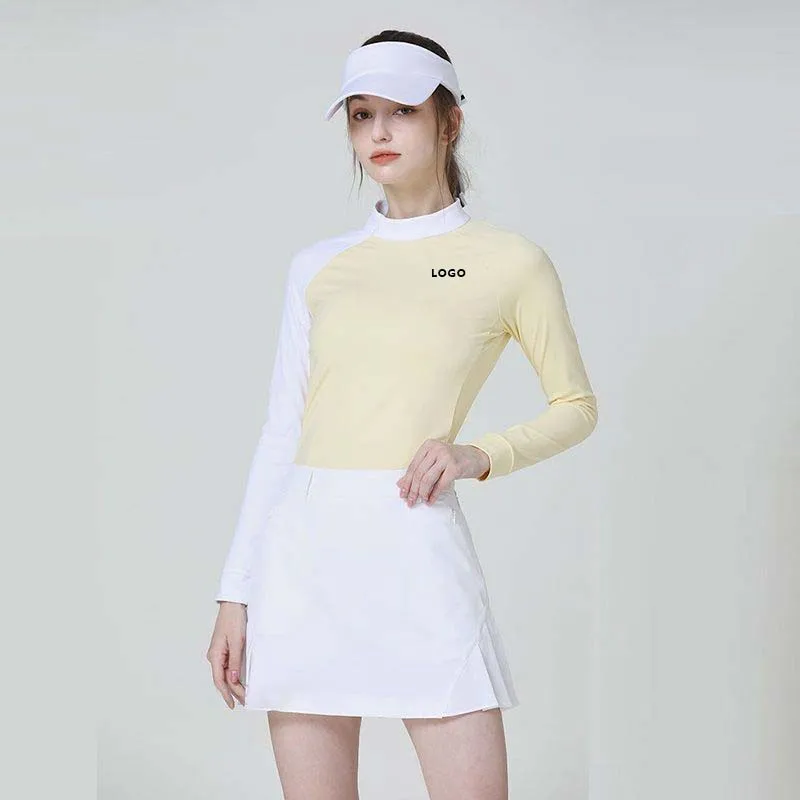 Custom 2023 Cloud Hide Sports Pleated Skirt Women Workout Fitness Pocket High Waist Quick Dry Running Golf Tennis Skirts