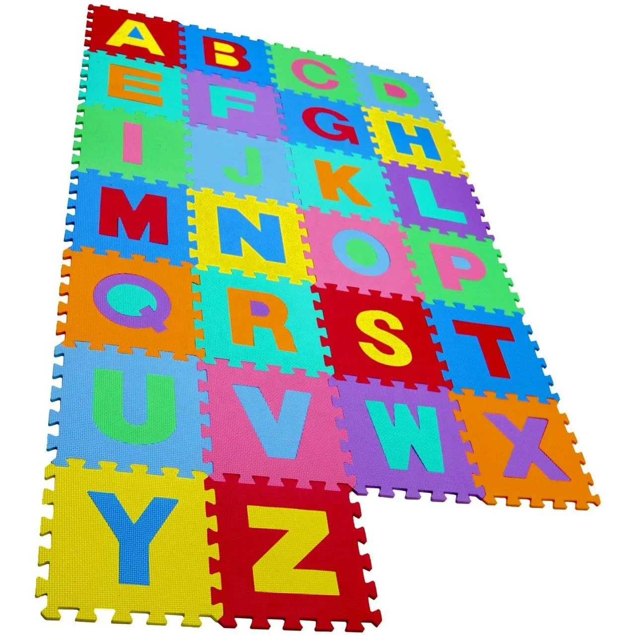 Wholesale Foam 123 ABC Palymat Floor Non-toxic EVA Crawling Alphabet Mats for Kids Play