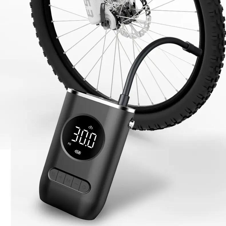 rechargeable electric air tire pump bike accessories portable for bicycle high pressure cycle mini pumps inflator