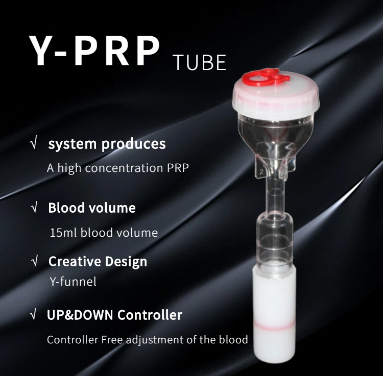 15ml Y-Type PRP Tube: a Powerful Tool for Skin Hair Dental and Orthopedic Aesthetic Improvement