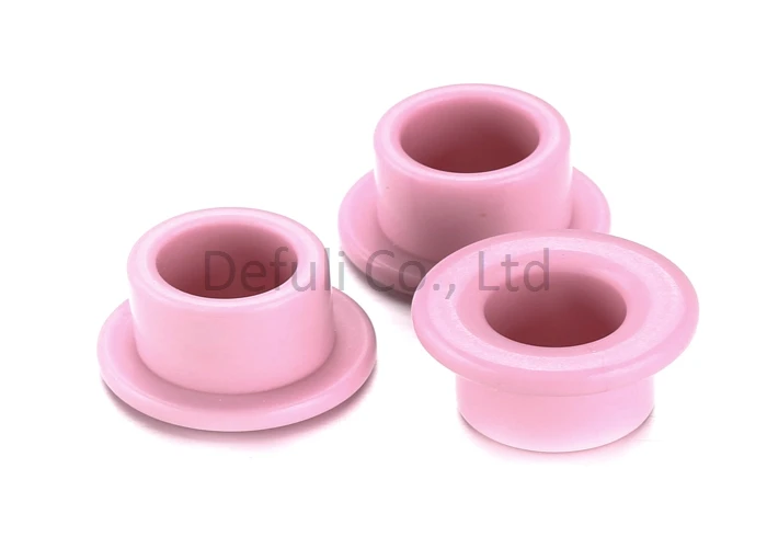 Various popular design of 99% Alumina Ceramic Ring for coil winding machine , Ceramic Thread Guides with high polishing