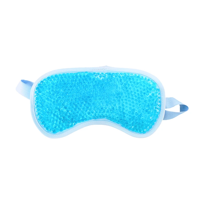 Wholesale Reusable Ice Gel Compress Eye Mask Relaxing Cooling Gel Beads Eye Mask Cold Soothing Dry Eye Mask