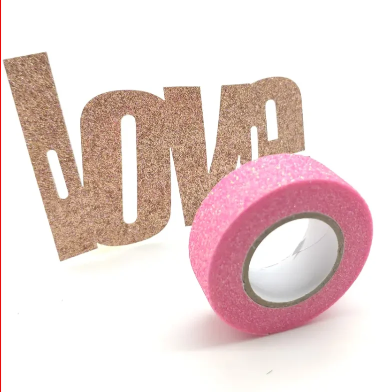 Wholesale CPP Glitter Film Roll Sparkle Thermal Glitter Film Transparent Hologram Lamination Film