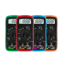 Gaqqee AN8205C Digital Multimeter AC/DC Ammeter Volt Ohm Tester Meter Multimetro With Thermocouple LCD Backlight Portable Meters