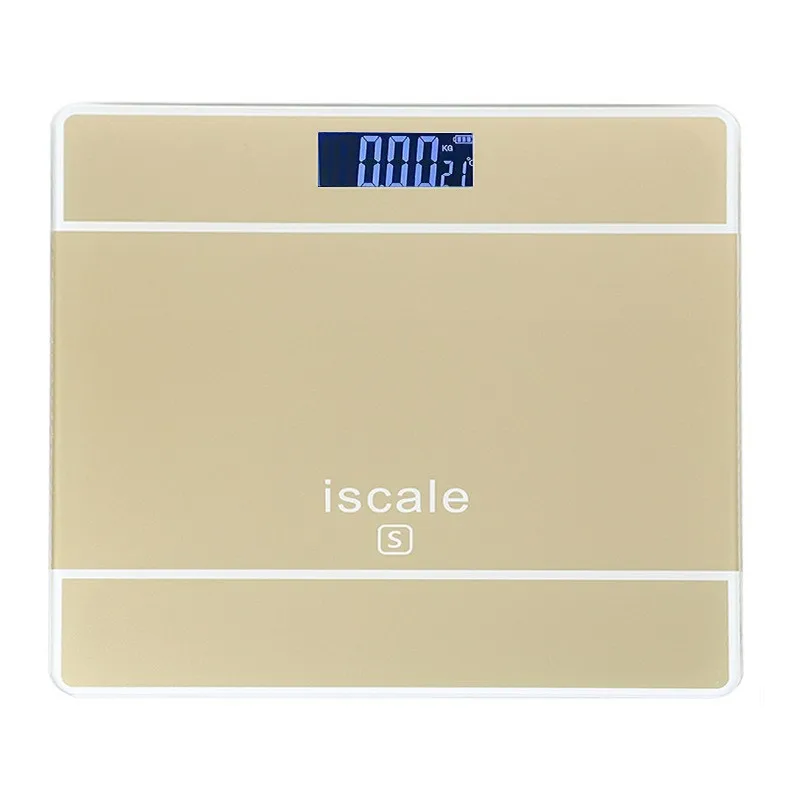 Digital Tempered Glass Personal Bathroom Body Fat Weighing Scale
