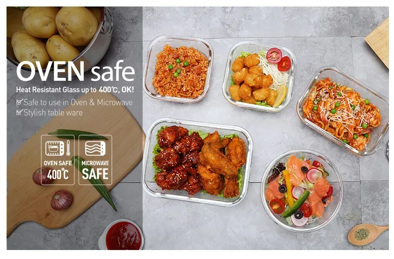 Hot selling glass baking pan high borosilicate glass bakeware for oven