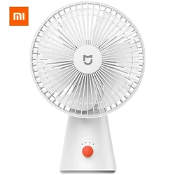 Новинка 2022, настольный Мобильный вентилятор Xiaomi Mijia, Настольный ручной вентилятор двойного назначения с мягким воздухом для офиса, школы, зарядка через Usb, 4000 мАч