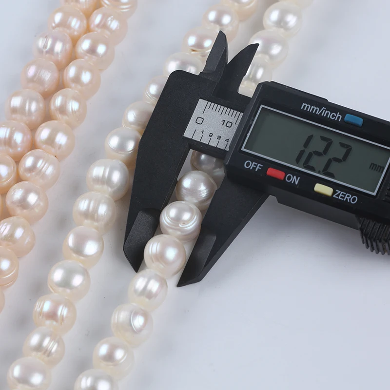 Wholesale  Big size 12-13mm Potato Shape Freshwater Loose Pearls Strand