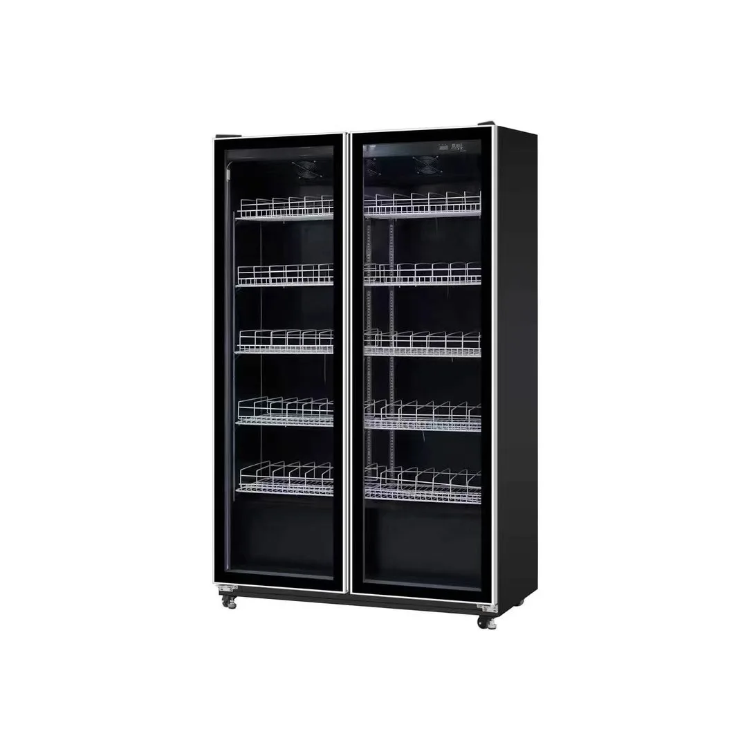 Hot sale refrigerator glass door upright freezer commercial cooler fridge
