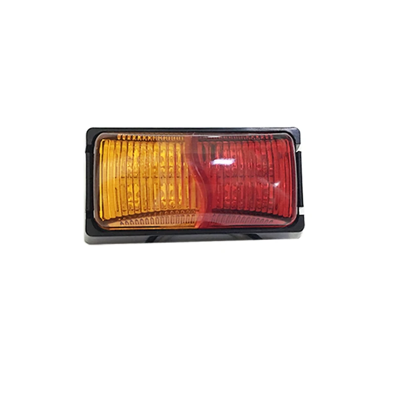 10-30v E-mark Amber Red 8leds Warning Turn Indicators Side Marker Lights For Auto Truck Boat Tractor