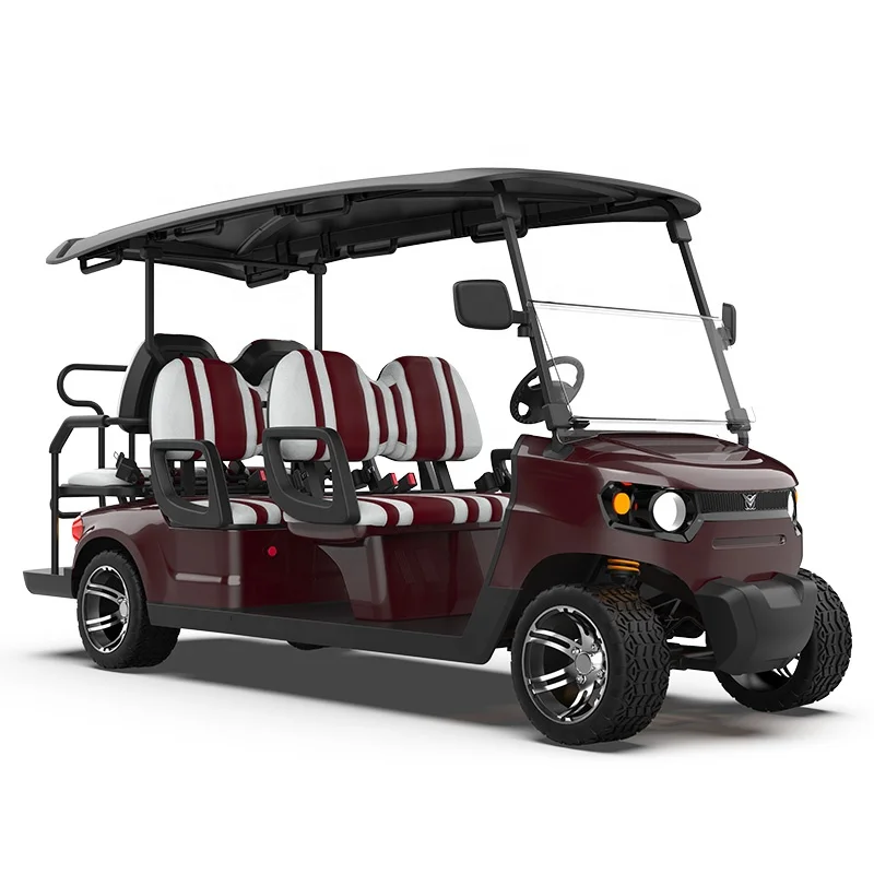 Electric Golf Buggy New Design 6 Seats Custom Street Legal  Electric Golf Cars For Sale Off Road Golf Cart