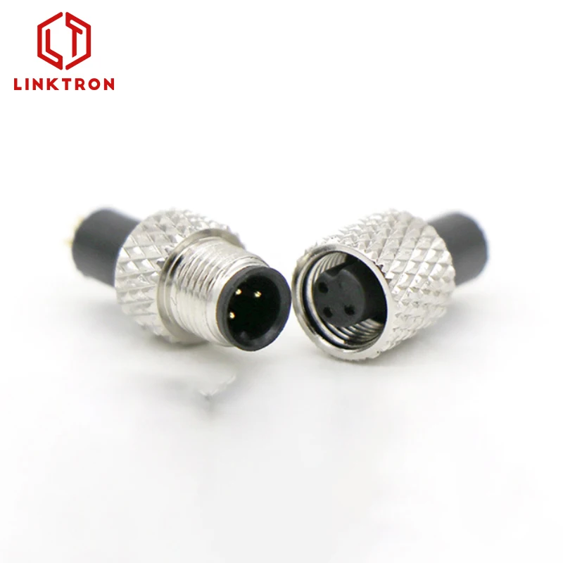 IP68 panel small m8 m6 m5 DC male and female 2 3 4 5 6 pin waterproof connector