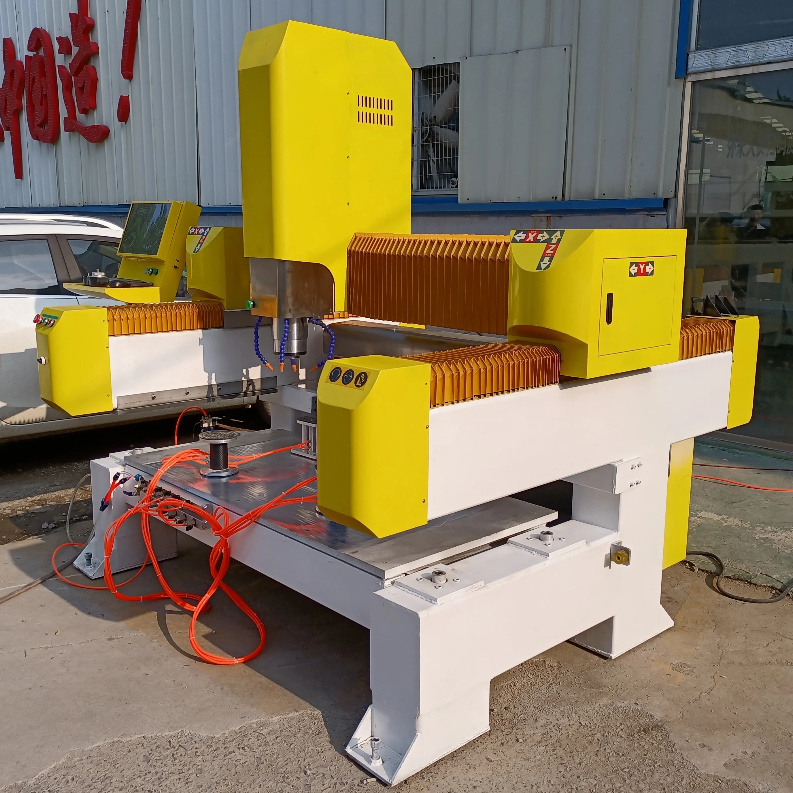 LD-1308 ATC гранитный краевой полировщик раковины столешницы вырезы cnc полировальный станок обрабатывающий центр для кварцевый камень