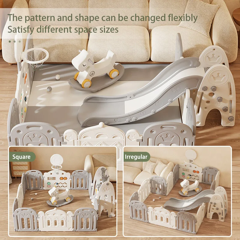 foldable play pen yard babi fence children Indoor Multiple Game Plastic baby safety Playpen set for Babies And Toddlers