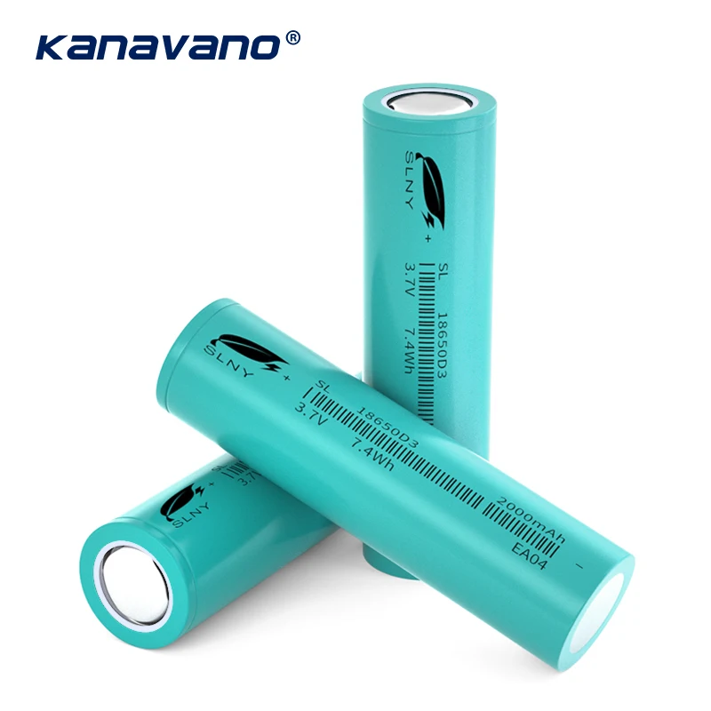 Wholesale 18650 rechargeable inr 3.7v 2000mah 3C lithium ion battery for electric vehicles