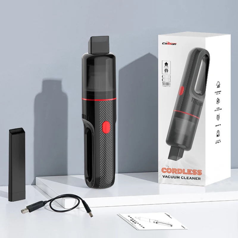 Handheld Car Vaccum Cleaner Mini Portable 5000Pa Super Suction Auto Vacuum Cigarette Lighter Plug