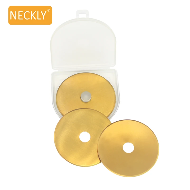 High Quality SKS 7 Round Cutter Titanium Coated 45mm Rotary Blades