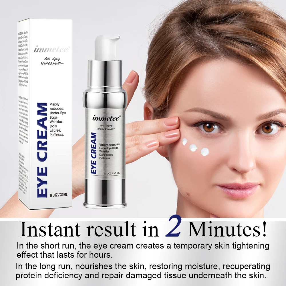 Hot selling Factory Outlet Immetee Anti Aging Eye Cream Vitamin C Eye Cream Lift Firm Brightening Anti-Wrinkle Eyes Care