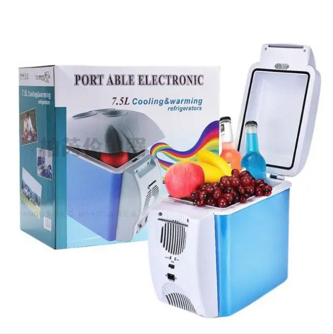 Горячая Распродажа, мини-холодильник л, маленький бытовой общежитие, однодверный холодильник, автомобильный домашний автомобильный холодильник двойного назначения, 12 В