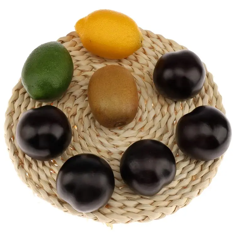 
Gresorth Artificial Realistic Brin Plum Fake Fruit Home Party Decoration Food Toy Photography Props Model 