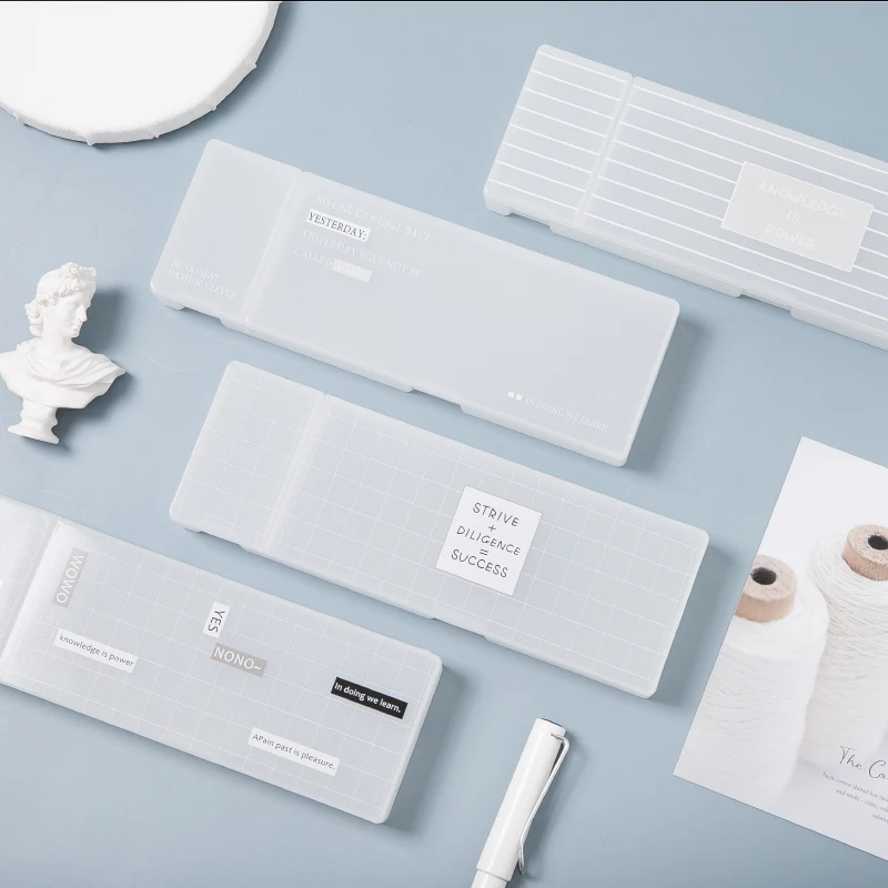 wholesale Simple PP Pencil case box with 4c printing for school student