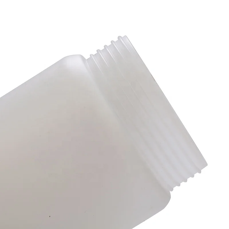 
Empty 16OZ Plastic Jar Wide Mouth Plastic Jam Jar White Candy Bottle With Lids 