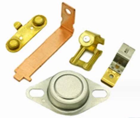 Custom Oem  Precision Sheet Metal Stamping Copper Brass Contact Al Stainless Steel Hardware Bending Small Stamping Parts