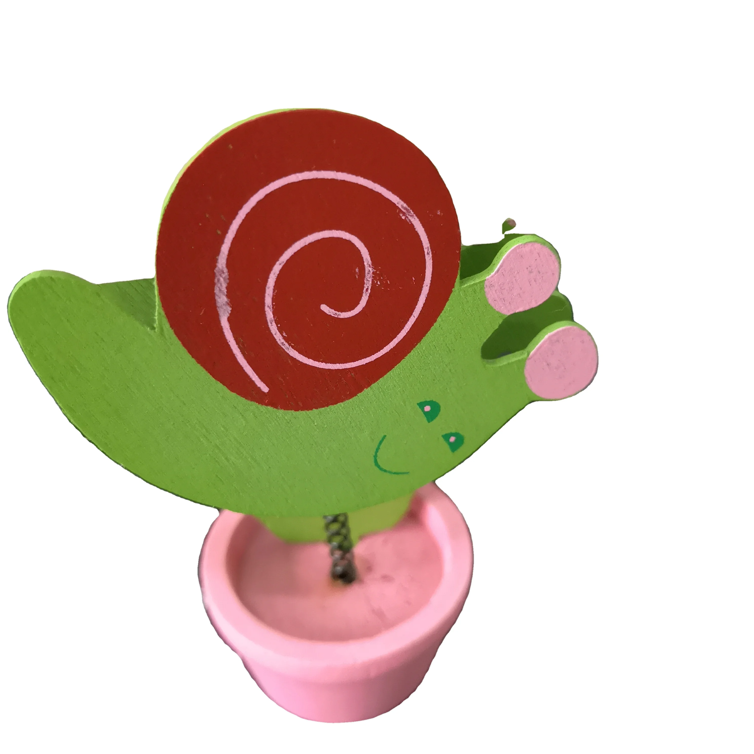 
kids home and desk decoration rainbow wood flower pot shape cartoon animal memo creative note clip custom size stationary 