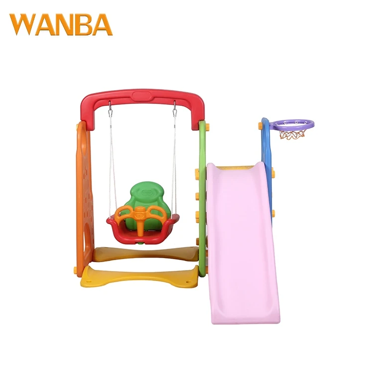 Kindergarten Little Tikes Outdoor Play Children Indoor Plastic Swing And Slide Set