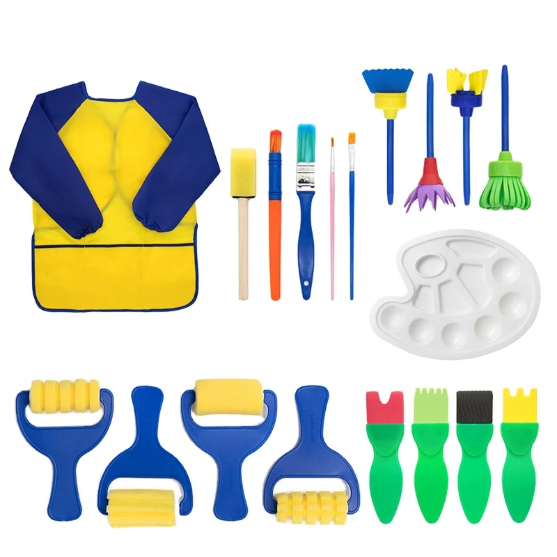 Набор из 19 губок для рисования