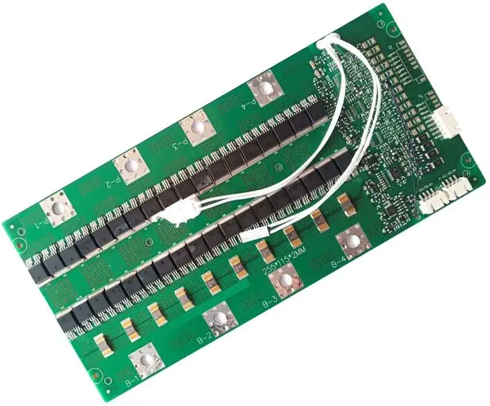 SMBus,HDQ,I2C,RS232,RS485, Blue-tooth App control PCM-L16S200-F77 smart 48v 200A 16s lifepo4 bms