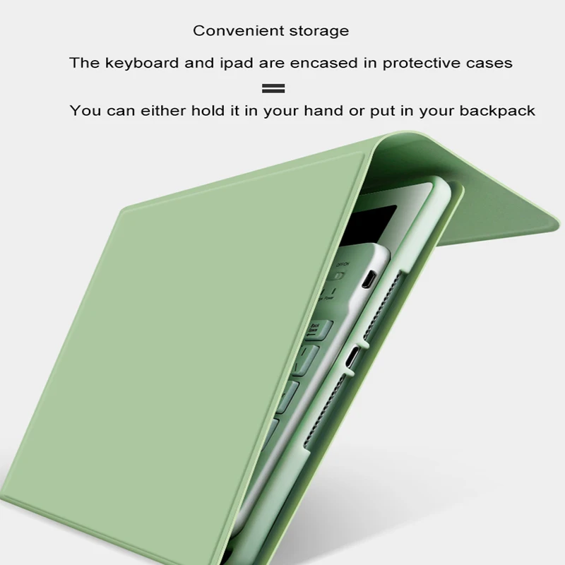 For ipad keyboard case 9.7 2017/2018 air1 /2  BT connection case for ipad air 2 keyboard case