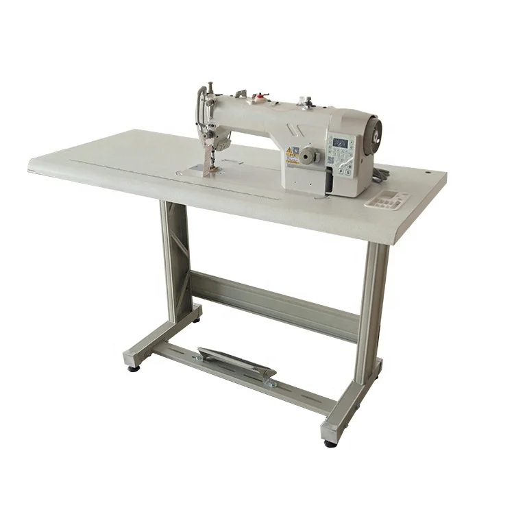Electronic computerized high speed direct drive walking foot sewing machine