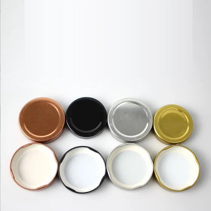 63 70 82 Wide Mouth Round Mason Jar Lids High Metal Cap For Mason Glass Storage Jar Canning Tinplate Split