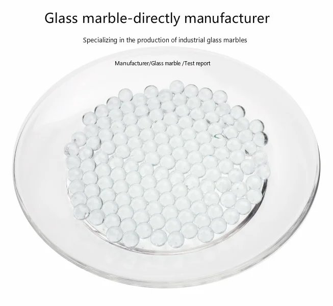 High quality clear glass marbles size 5mm to 22mm for industrial spray paint cans