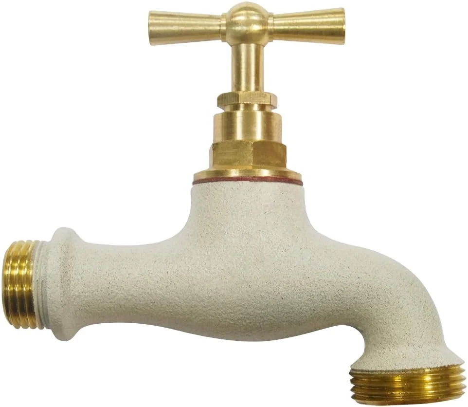 1/2 inch Brass Bibcock Super T-handle Water Faucet Garden Tap Brass Tap Vintage style tap