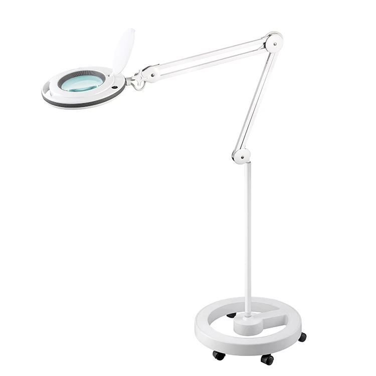 Professional Dimmable Changed Freely Magnifier Lamp Magnifying Desk Clamp Lamp Factory Price Beauty Cosmetic Lamp